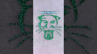 Can CNC Cut This Perfect Leopard Shape? PU Cutting Test