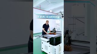 Punch Holes in EVA with Knife Cutting Machine | Fast & Accurate