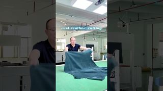 Genuine Leather Cutting Machine | Smart CNC Cutting with Auto Nesting & Defect Detection