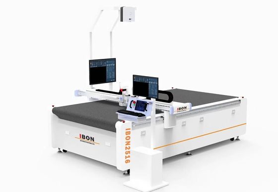Good price Automatic Feeding CNC Sticker Cutting Machine with 10KW Power and ±0.1mm Accuracy for Packaging online