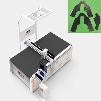 Good price 50Hz Customized CNC Oscillating Knife Cutting Machine with 1600mm x 2500mm Work Size for Leather online