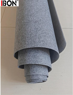 Customized 4mm Grey Felt Conveyor Belt for Oscillating Knife Cutting Machine