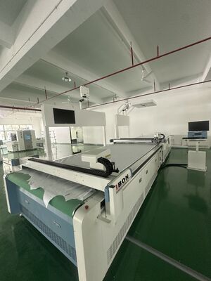Dual Head IB1660 CNC Leather Cutting Machine with 1600mmX6000mm Cutting Range and High-Precision for Genuine Leather